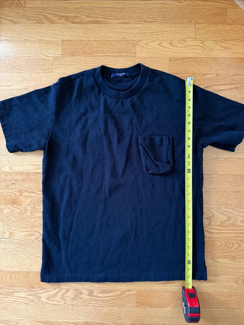 Louis Vuitton Men's Navy Pocket Crewneck T-Shirt
